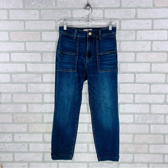 Kut from the Kloth Reese High Rise Straight Leg Utility Jeans Size 2 - Picture 3 of 9